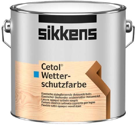 Sikkens Cetol Wetterschutzfarbe Base W05 Weiß 10 Liter (leichte Beule)