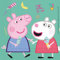 Procos 91034 - Servietten Peppa Pig, 20 Stück, Größe 33 x 33 cm, Mundtuch, Kindergeburtstag, Partygeschirr, Tischdekoration