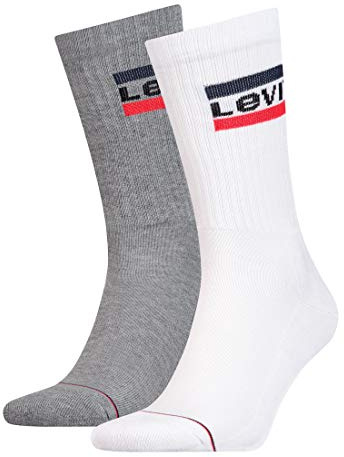Levi's Crew Socken Unisex 2er Pack