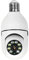 XIANGFENG 2MP Smart Life E27 Bulb Lamp Camera, 1080P Wifi PTC IR Night Vision Home Security Camera with Automatic Tracking