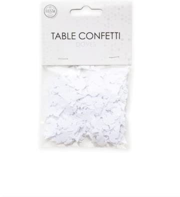 Ballonim® Tisch Konfetti Tauben weiß Dekoration 14 Gramm