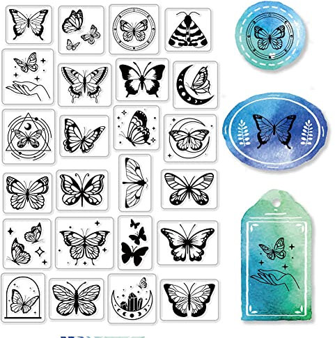 craspire Transparente Schmetterlingsstempel