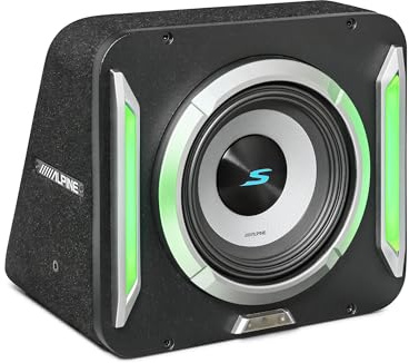 Alpine S2-SB8 Halo PrismaLink 8 RGB Lighting Pre-loaded Subwoofer Box