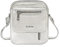 Gladdon EchtesLeder Kleine Handytasche,Umhängetasche mehreren Taschen Zum Umhängen Crossbody Tasche Geldbörse(Silber)