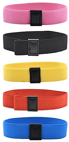 Bento Wrap Bands 5pcs Elastic Bento Box Straps Adjustable Lunch Box Fixing Tool for Picnic Camping Travel