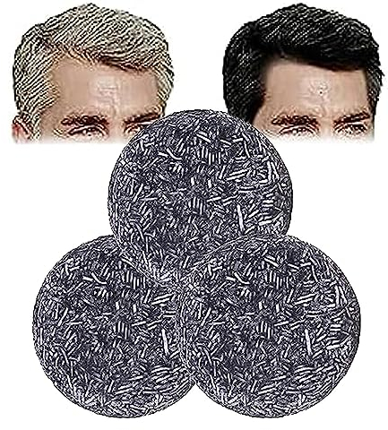 Natürliche Haarseife für Graues Haar | 3 Stück Grau Glanz Seife | Spartán Grey Hair Reverse Bar | Revitalisierungsbar für Grauglanz Haar | Shampoo-Riegel für Glänzendes Schwarzes Haar und Haarwuchs