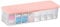BoNpur Daily Contact Lens Dispenser Daily Contact Lens Organizer with Lid Daily Classified Cable Storage with 8 Compartments (Pink)