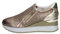 Valleverde 36420 Sneakers Linea Comoda in Pelle Traforata, Chiusura Rapida con Cerniera e Sottopiede Estraibile