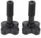 2 Pieces Black M12 PlasticFixing Screw Knob Canopies Garden Swing Plastic Fittings to attach canopy frame to swing frame，Accessories，Hanging Garden Furniture Supplies
