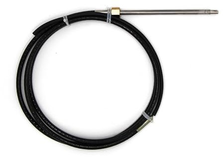 Hwmsza Mechanical Steering System Marine Outboard Engine Motor Speedboat Control Cable(10Ft)
