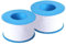 Granvoo 2 Rollen Teflonband Gewindedichtband 50mm x 30m, Hochdichtes Hitzebeständig, PTFE Rohrdichtband, Reparaturband Wasserdicht, Selbstklebend für Rohre Fugen Duschköpfe Wasser Gas Ventile, Weiß