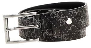 guess Herren Gürtel 4G Logoprint quadratische Schnalle 35H BMCALOP4335 dab XL, mehrfarbig, XL