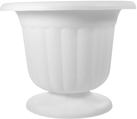 KITANDOVE Nordischer Blumentopf Aus Pp Rund Für Mehr Stil in Ihrer Inneneinrichtung