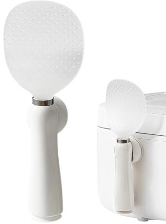 Anloximt Becher Reislöffel, Reisspatel, Stehender magnetischer Schaufel, Nicht-Stick-Reislöffel, hygienisches Nicht-Schlupf-Design für Cooking-Gadget für Arbeitsplatten