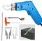 Hot Knife Cutter, 300W Hot Foam Rope Fabric Cutter, 0-600℃ Polystyrene Cutting Kit with 3 Blades, Portable Knife Cut for Cutting Belt/Webbing/Fabric/Rubber/Cloth/KT Board/Sponge