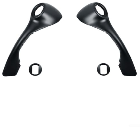 Allthingstore Pour Renault pour CLIO 3 Poignée avant gauche et droite Housse extérieure 8200316977 Ensemble complet PC et ABS Matériau (gouvernail gauche avant)