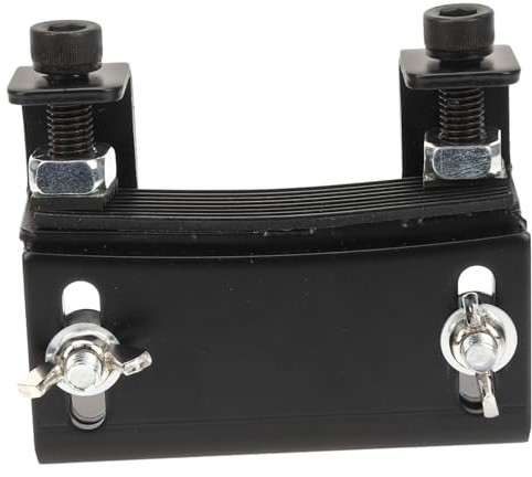 Bassdrum Plattformheber für Schlagzeugheber, Schwarz, Metall, 1 Stück | Rutschender Kontakt, Schnelle Einrichtung, für Proberaum und Live Auftritt, Weihnachten Party