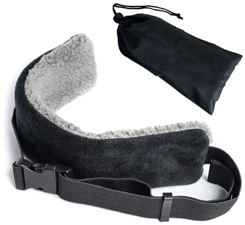 Bosiyrggrl Travel Pillow Alternative Adjustable Support Belt Compact and Comfortable Neck Support Belt for Airplane and Car