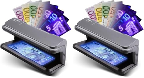Olympia Geldscheinprüfgerät UV 586 | Geldprüfgerät für Scheine | Falschgeld Prüfer mit UV-Lampe 9W | Prüfung von Geldscheinen & Banknoten | Banknotenprüfer | Geldscheinprüfer | ohne Software-Update