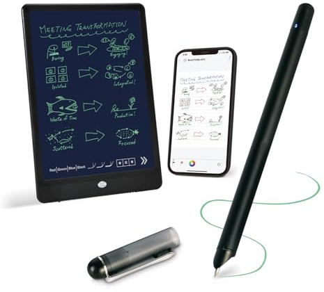 Ophayapen Digital Smart Pen and Writing Board Set, Real-time Sync for Digitizing, Convert to Text,Storing, and Sharing Your Notes, Compatible with Smartphone (Android and iOS)
