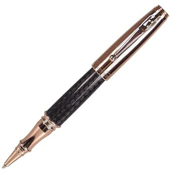Monteverde Invincia Rose Rollerball Pen - Gold/Black