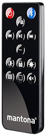 Mantona Bluetooth Fernbedienung Selfy für Apple iPhone/iPad/iMac/iOS/Musik/Kamera/Bildschirm