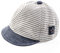 Chapeau de Baseball Soleil Bébé Nouveau-Né Motif Rayures Casquette Visière Large Bord Anti-UV Protection Solaire Chapeau de Plage Piscine Pêche Voyage pour Enfants Garçons Filles 2-12 Mois