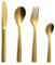 COMAS Besteck-Set BARCELONA GOLD 24 Teile Edelstahl 18/10 - 3 mm / PVD-Beschichtung