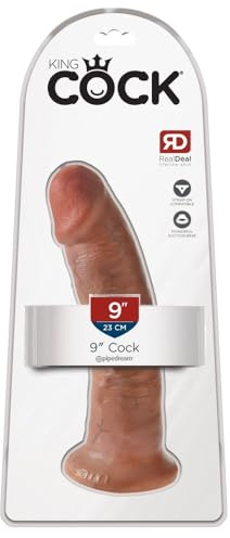 King Cock 9 Cock, Tan, 9 Zoll