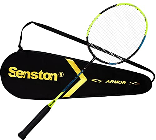 Senston S330 Carbon-Fiber Badmintonschläger Graphit Badminton Schläger mit Schlägertasche