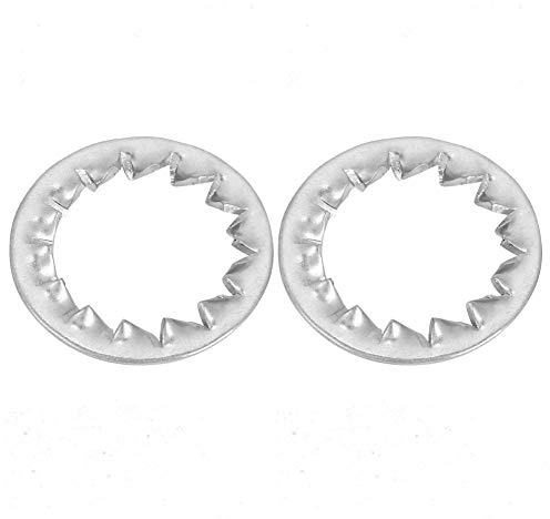 Arandela dentada de Acero Inoxidable Arandela dentada Externa Juego Surtido de Surtidores M3 M4 M5 M6 M8 M10 M12 M16(M12/20pcs)