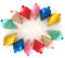GERILEO Lot de 4/8/12 Toupies Classiques en Bois en Couleurs – Cadeaux et Détails pour Communions, piñatas, Petits Garçon, Petites Filles, Fêtes d’Anniversaires, Toupies, toupie, Spinner, toupie (12)
