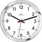 Dugena Wanduhr, Funkuhrwerk, Metallgehäuse, ø 30,5 cm, inklusive Batterie (Araber)