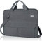 LANDICI Laptop Bag Case 15 15.6 Inch, Waterproof Computer Sleeve Cover with Shoulder Strap, Slim Briefcase for MacBook Pro 15/16 M3 M2 M1, MacBook Air 15, 15-16 HP Lenovo Dell Asus for Women Men,Grey
