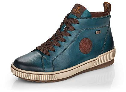 Remonte Damen Damen Kurzstiefel Blau Chukka Boot, Petrol, 42 EU