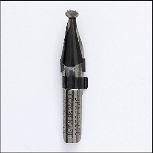 Brause 152050B - Packung mit 15 Ornamentfedern 5mm, mit Reservoir, für Überschriften und Ornament, ideal für Kalligraphie, 1 Box