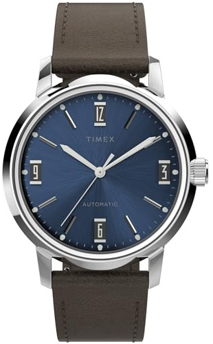 Timex 40mm Marlin Automatik Lederarmband Uhr