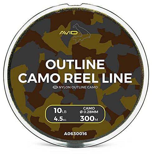 Preston Innovations Avid Outline A0630016 Camouflage-Schnur, 4,5 kg, 300 m