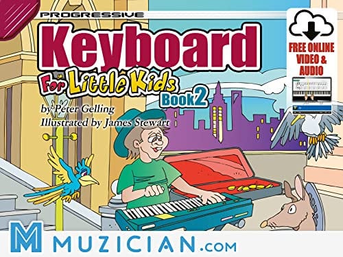 Progressive Keyboard for Little Kids - Book 2 (Muzician.com)