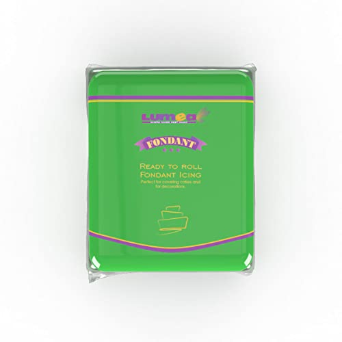 Dekozauber24 Premium Fondant grün, 500g, glutenfrei, für Torten, Kuchen und Figuren, grüner Rollfondant für essbare Tortendeko, weich und biegsam, zum Ausrollen