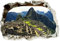 Wanddeko Machu Picchu Peru Natur Berge 3D Wandaufkleber Poster Aufkleber Wandbild Zimmer Z239 45x68cm