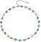 FOCALOOK Choker Kette Edelstahl Ketten Nazar Boncuk Halskette Böse Blick Kette Böses Auge Halskette Halsband Türkisches Auge Schmuck für Frauen Männer