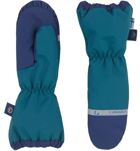 Finkid Kinder Pakkanen Handschuhe, deep Teal-Navy, S
