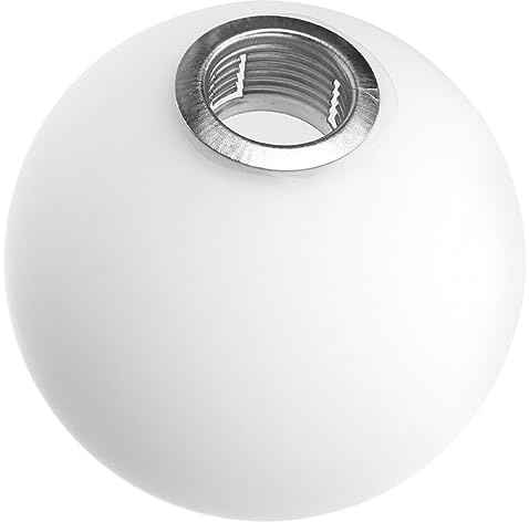 TOYANDONA Globe En Verre Blanc Givré Abat-Jour Remplacement Boule Acrylique Abat-Jour Couverture Sphère Ombre Boule Ronde Lampe Couverture Pour Suspension Lustre Applique Murale