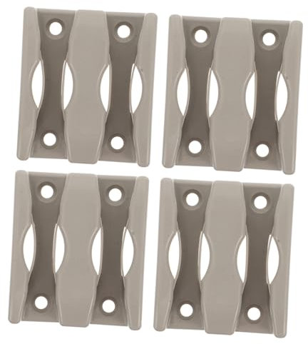 jojofuny 4pcs Shower Door Bottom Guide Stoppers for Glass Sliding Doors Lower Slider Easy Install Secure Fixation for Bathroom Use