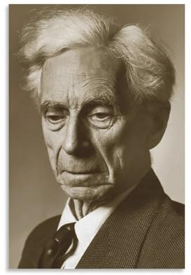 LIANGSHUANG Poster, Motiv: Britische Philosophen aus dem 19. Jahrhundert, Bertrand Russell, Promi-Poster, Bild, Druck, Wandkunst, Poster, Gemälde, Leinwand, Poster, Kunstwerke, Raum, ästhetisch, 30 x