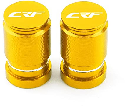 Reifen Ventilabdeckung Für Honda CRF150 250 450 CRF150 R/F CR450 R/X/RX CRF230F CRF250 R/X/L/M Motorrad Rad Reifen Felge Ventil Stem Caps Abdeckungen (Farbe : Gold)
