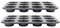Salter COMBO-9145 Megastone 12 Cup Muffin Tray – 2 Pack, Large Baking Pan, Cake Tins, Non-Stick Coating, PFOA-Free, Oven Safe, Long-Lasting Bakeware, Durable Carbon Steel, Cupcakes, Yorkshire Puddings