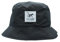 Surf Monkey Recycled Bucket Hat - Cappello da pescatore, unisex, adulto, impermeabile, taglia unica, reversibile, Nero / Grigio, Taglia unica