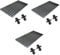 Kisangel 3sets Fish Tank Bottom Segregation Plate Net Filter Board Aquarium Fish Clamps Pc Plastic Easy Install 4pcs*3